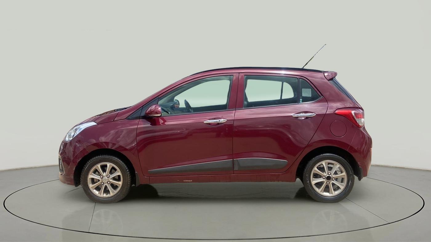 2017 Hyundai Grand i10 ASTA (O) AT 1.2 KAPPA VTVT, Petrol, Automatic, 28,892 km, Left Side
