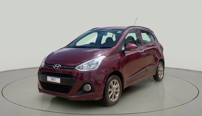 2017 Hyundai Grand i10 ASTA (O) AT 1.2 KAPPA VTVT, Petrol, Automatic, 28,892 km, Left Front Diagonal