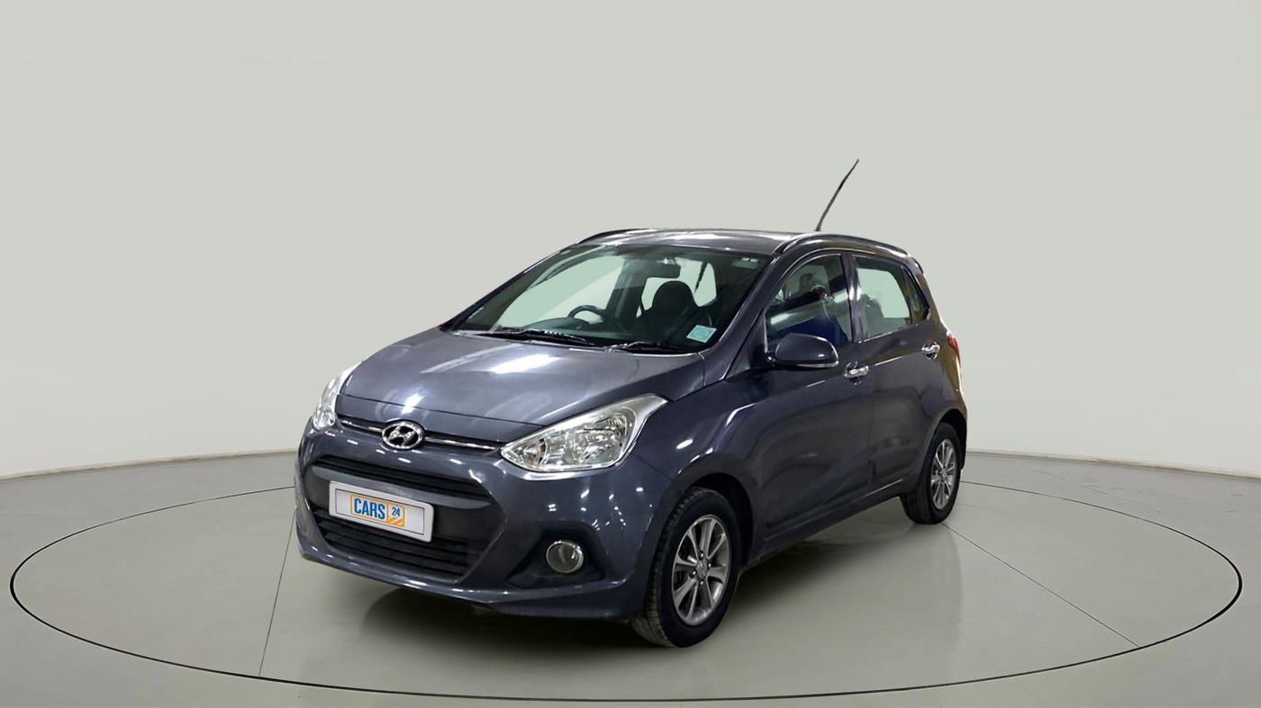 2016 Hyundai Grand i10 ASTA (O) AT 1.2 KAPPA VTVT, Petrol, Automatic, 56,796 km, Left Front Diagonal