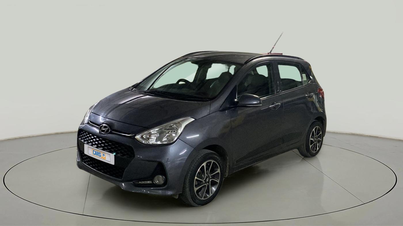 2018 Hyundai Grand i10 SPORTZ (O) AT 1.2 KAPPA VTVT, Petrol, Automatic, 28,023 km, Left Front Diagonal