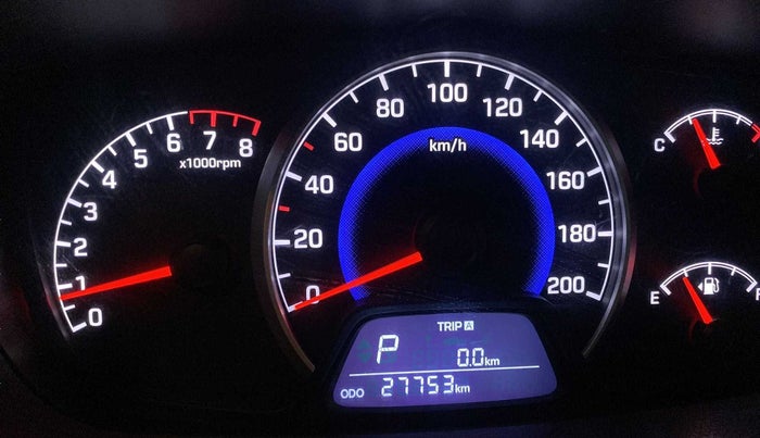 2018 Hyundai Grand i10 SPORTZ (O) AT 1.2 KAPPA VTVT, Petrol, Automatic, 28,023 km, Odometer Image