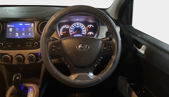 2018 Hyundai Grand i10 SPORTZ (O) AT 1.2 KAPPA VTVT, Petrol, Automatic, 28,023 km, Steering Wheel Close Up