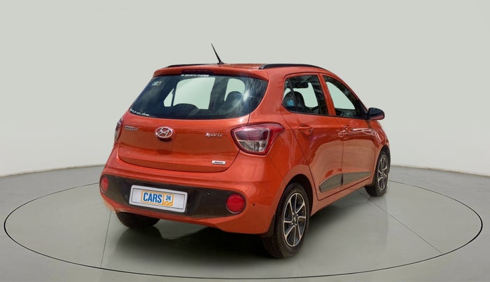 2017 Hyundai Grand i10 SPORTZ AT 1.2 KAPPA VTVT, CNG, Automatic, 42,356 km, Right Back Diagonal