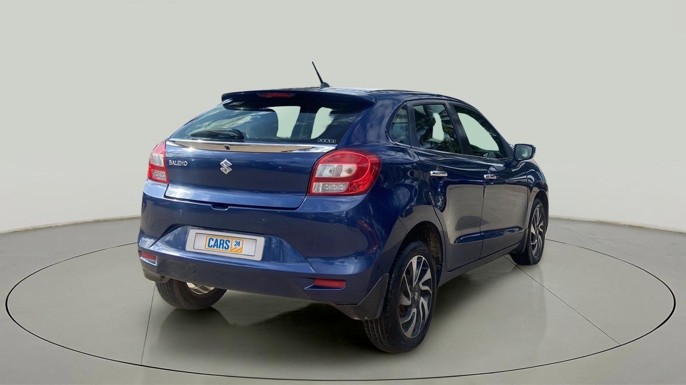 2019 Maruti Baleno ALPHA CVT PETROL 1.2, Petrol, Automatic, 10,066 km, Right Back Diagonal