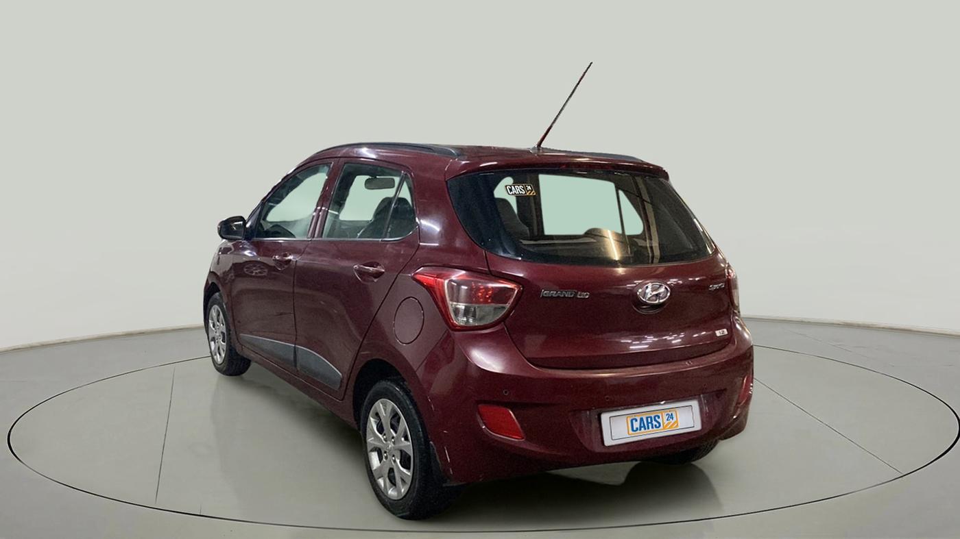 2016 Hyundai Grand i10 SPORTZ 1.2 KAPPA VTVT, Petrol, Manual, 46,189 km, Left Back Diagonal