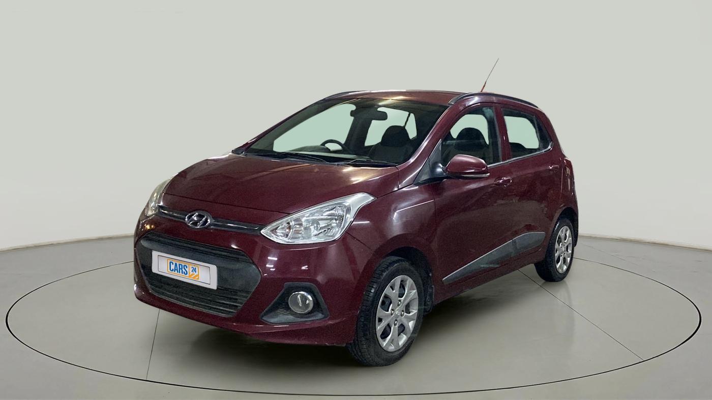 2016 Hyundai Grand i10 SPORTZ 1.2 KAPPA VTVT, Petrol, Manual, 46,189 km, Left Front Diagonal