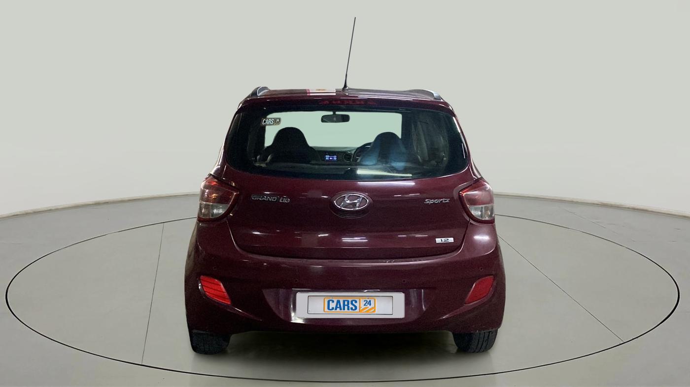 2016 Hyundai Grand i10 SPORTZ 1.2 KAPPA VTVT, Petrol, Manual, 46,189 km, Back/Rear