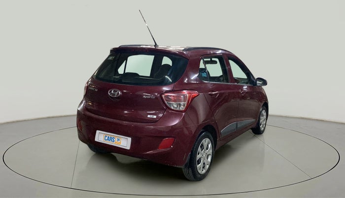 2016 Hyundai Grand i10 SPORTZ 1.2 KAPPA VTVT, Petrol, Manual, 46,189 km, Right Back Diagonal