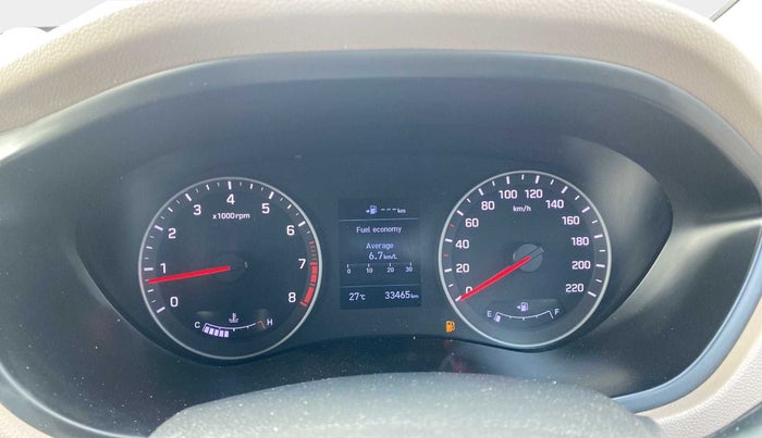 2019 Hyundai Elite i20 ASTA 1.2 (O), Petrol, Manual, 33,459 km, Odometer Image