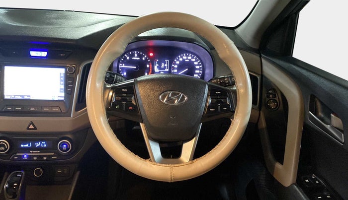 2016 Hyundai Creta SX PLUS AT 1.6 DIESEL, Diesel, Automatic, 40,886 km, Steering Wheel Close Up
