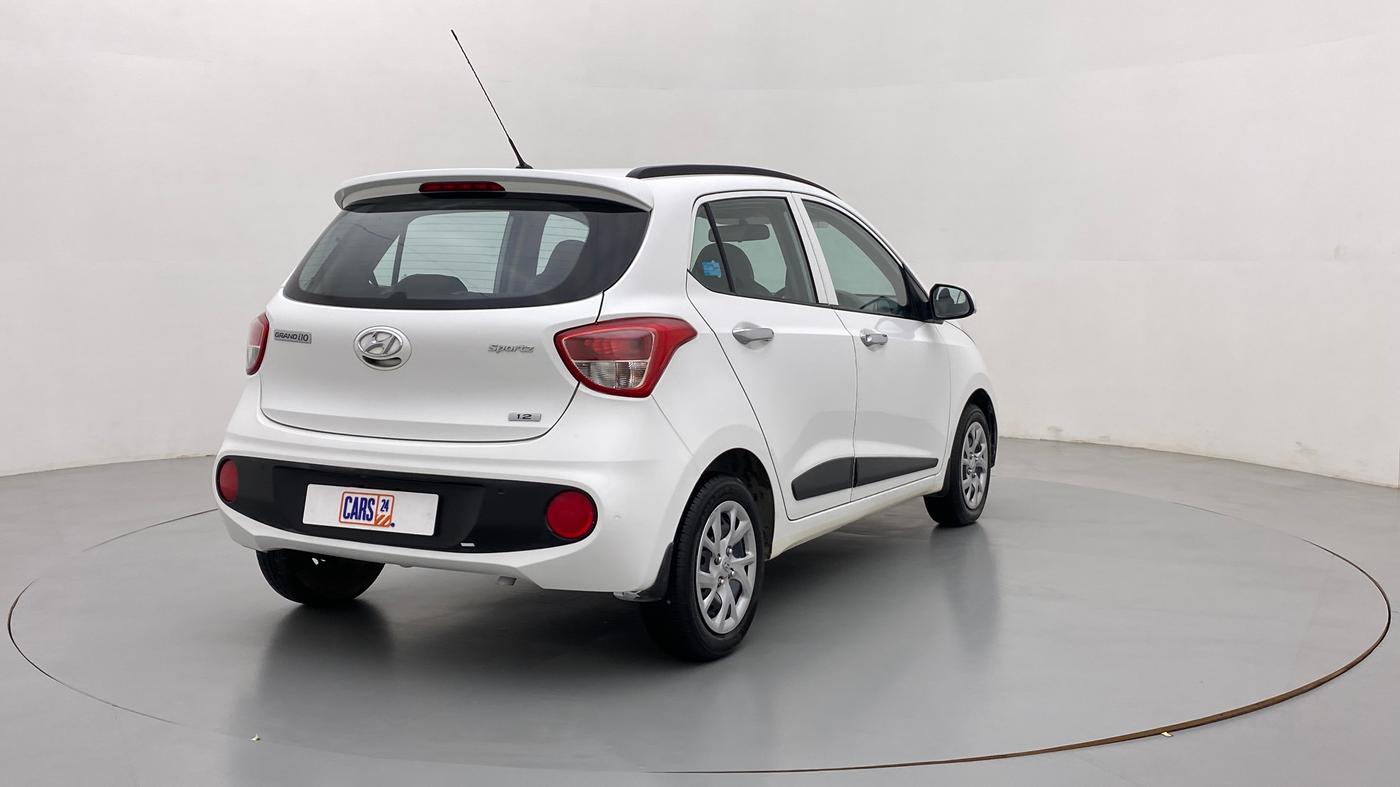 2018 Hyundai Grand i10 SPORTZ 1.2 KAPPA VTVT, Petrol, Manual, 14,903 km, Right Back Diagonal