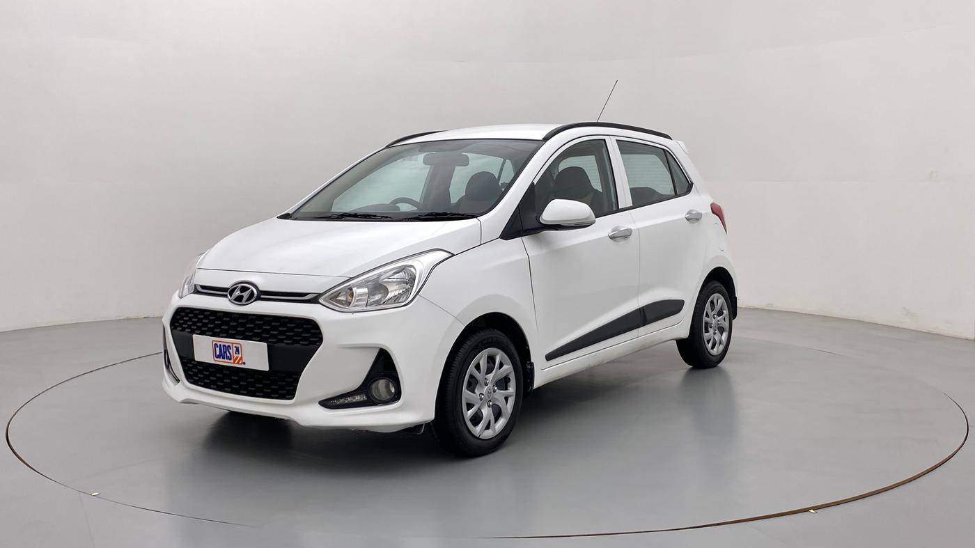 2018 Hyundai Grand i10 SPORTZ 1.2 KAPPA VTVT, Petrol, Manual, 14,903 km, Left Front Diagonal