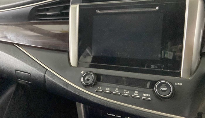 2018 Toyota Innova Crysta 2.4 VX 7 STR, Diesel, Manual, 64,856 km, Infotainment system - GPS Card not working/missing