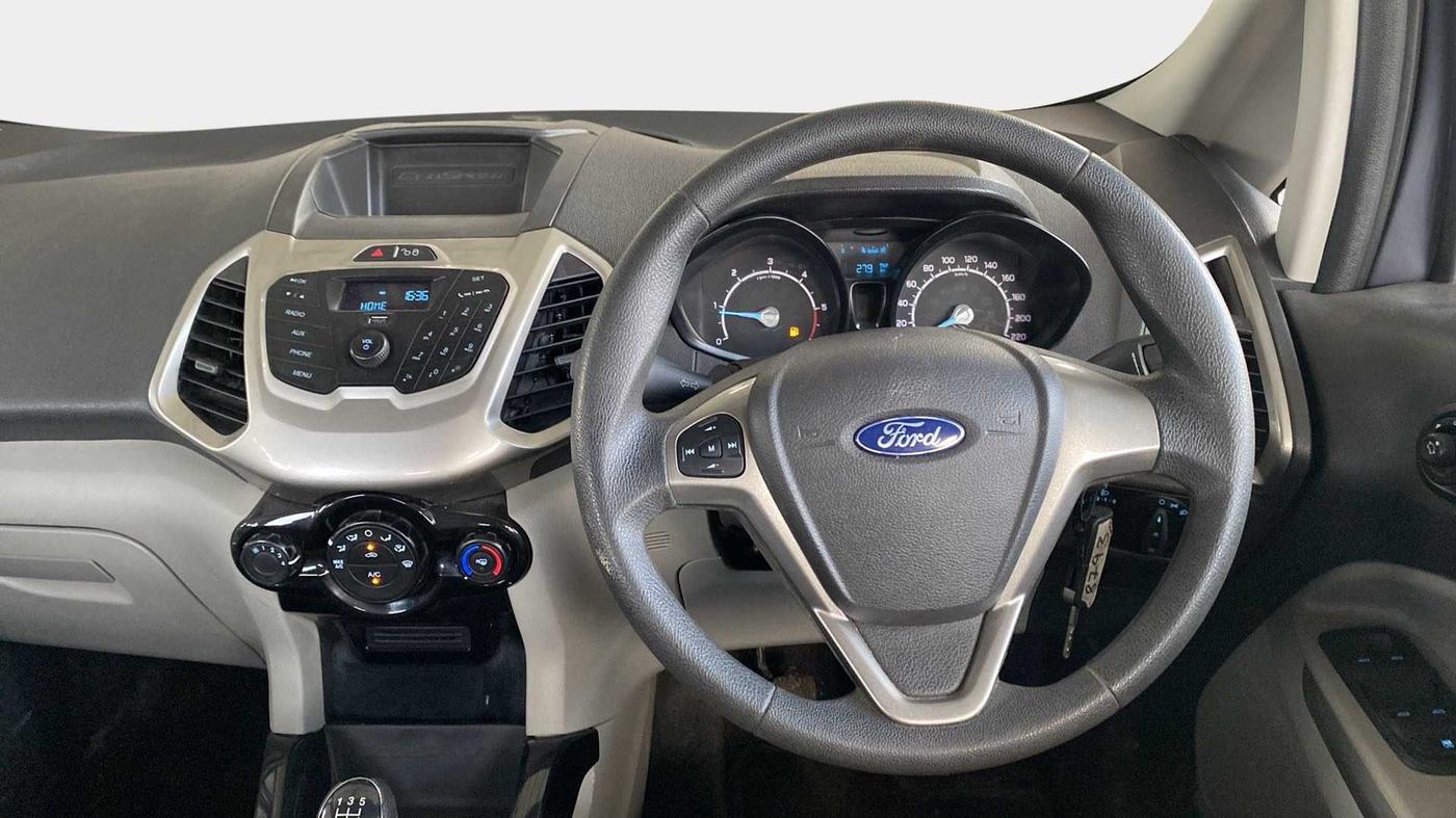 2014 Ford Ecosport TREND 1.5L DIESEL, Diesel, Manual, 47,155 km, Steering Wheel Close Up