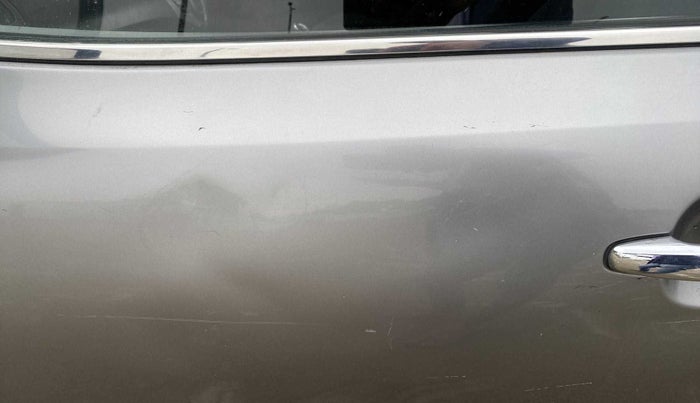2019 Maruti Baleno ZETA PETROL 1.2, Petrol, Manual, 41,365 km, Front passenger door - Circle - Paint ok & Dent >4 inch(Dent on Criase Line)