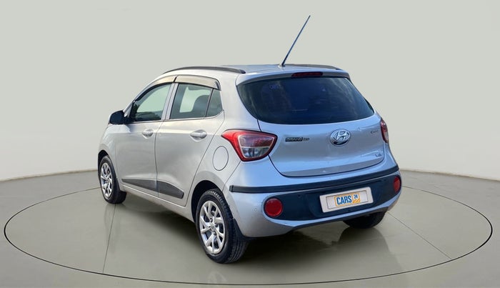 2017 Hyundai Grand i10 SPORTZ (O) 1.2 KAPPA VTVT, Petrol, Manual, 26,121 km, Left Back Diagonal