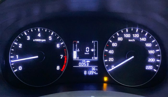 2017 Hyundai Creta SX PLUS 1.6 PETROL, Petrol, Manual, 81,394 km, Odometer Image