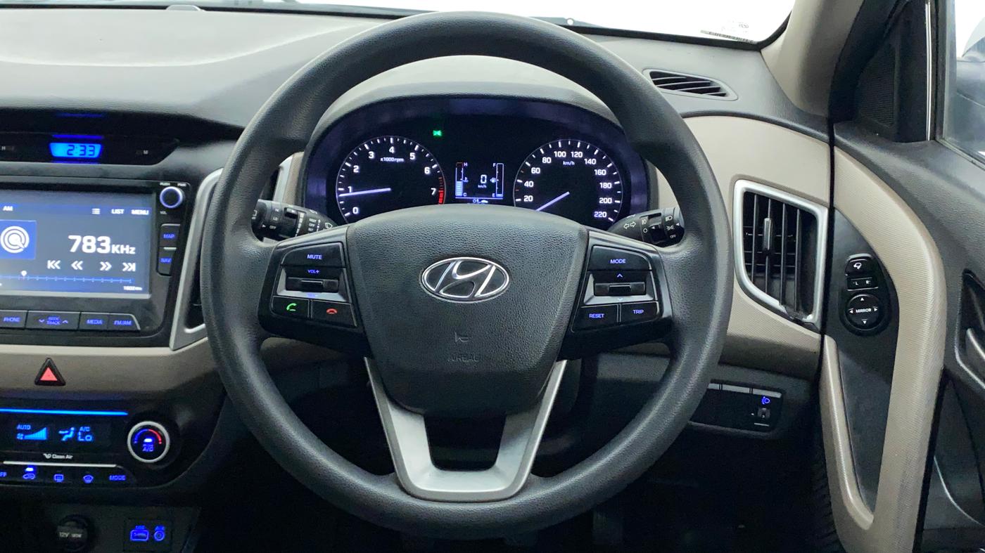 2017 Hyundai Creta SX PLUS 1.6 PETROL, Petrol, Manual, 81,394 km, Steering Wheel Close Up