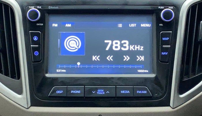 2017 Hyundai Creta SX PLUS 1.6 PETROL, Petrol, Manual, 81,394 km, Infotainment System