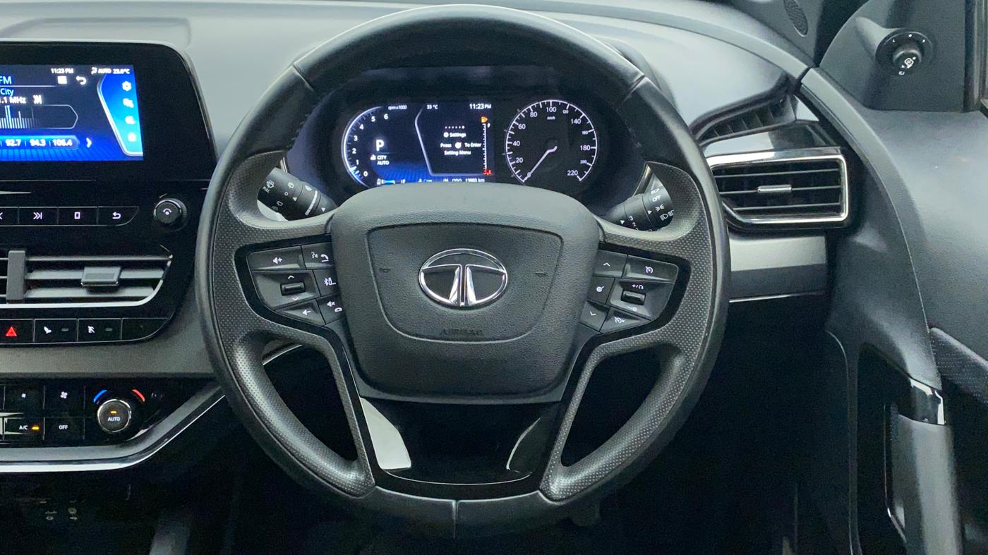 2021 Tata Harrier XZA PLUS 2.0L DARK EDITION, Diesel, Automatic, 13,330 km, Steering Wheel Close Up