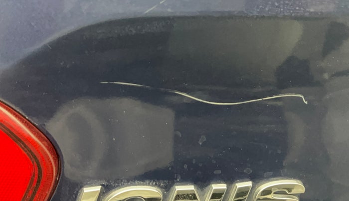 2021 Maruti IGNIS SIGMA 1.2, Petrol, Manual, 11,171 km, Dicky (Boot door) - Minor scratches