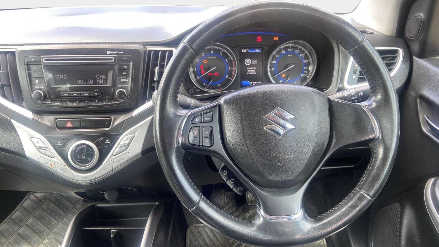 2016 Maruti Baleno ZETA PETROL 1.2, Petrol, Manual, 60,614 km, Steering Wheel Close Up