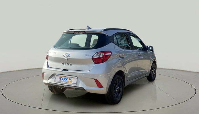 2020 Hyundai GRAND I10 NIOS SPORTZ AMT 1.2 KAPPA VTVT, Petrol, Automatic, 8,643 km, Right Back Diagonal