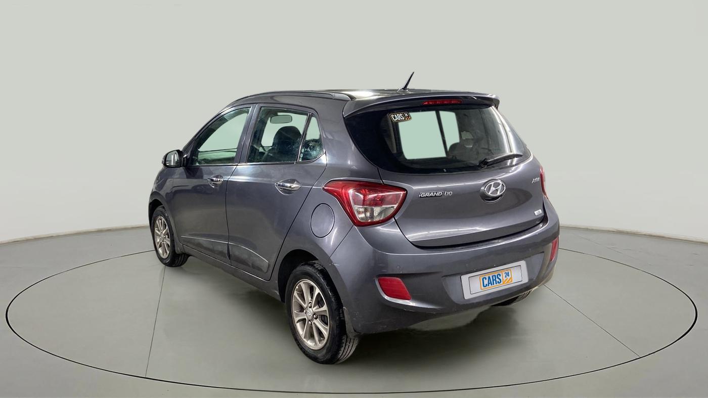 2016 Hyundai Grand i10 ASTA (O) 1.2 KAPPA VTVT, Petrol, Manual, 16,503 km, Left Back Diagonal