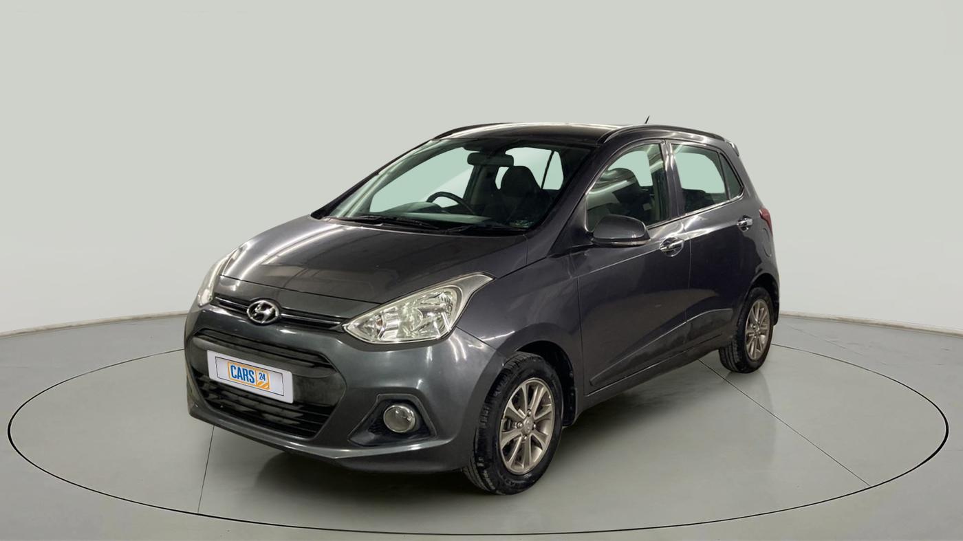 2016 Hyundai Grand i10 ASTA (O) 1.2 KAPPA VTVT, Petrol, Manual, 16,503 km, Left Front Diagonal