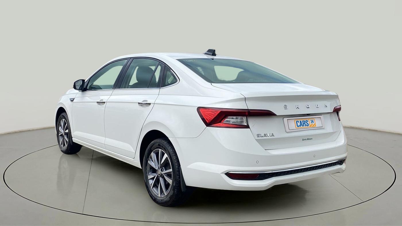 2022 Skoda SLAVIA STYLE 1.5L TSI MT, Petrol, Manual, 12,419 km, Left Back Diagonal
