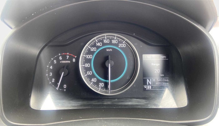 2017 Maruti IGNIS DELTA 1.2 AMT, Petrol, Automatic, 46,507 km, Odometer Image