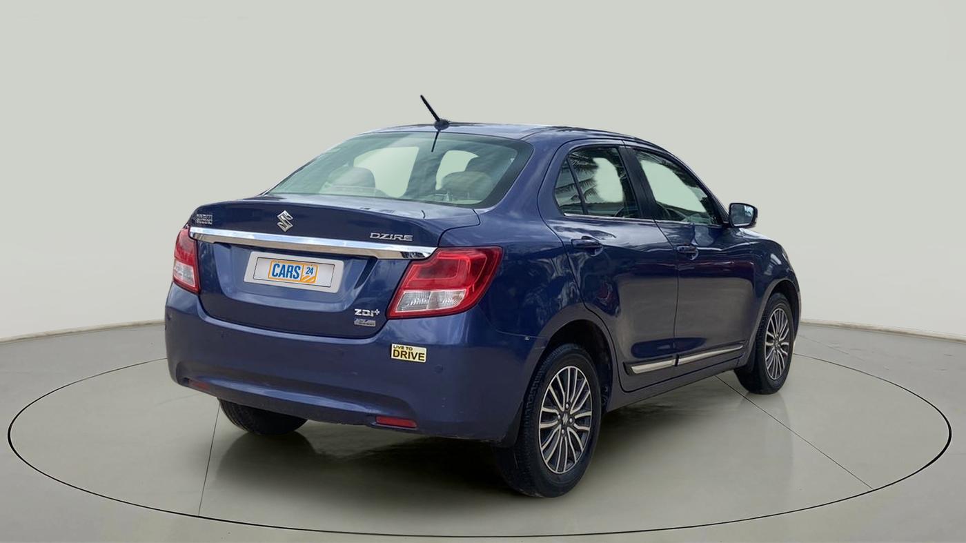 2017 Maruti Dzire ZDI PLUS AMT, Diesel, Automatic, 70,953 km, Right Back Diagonal