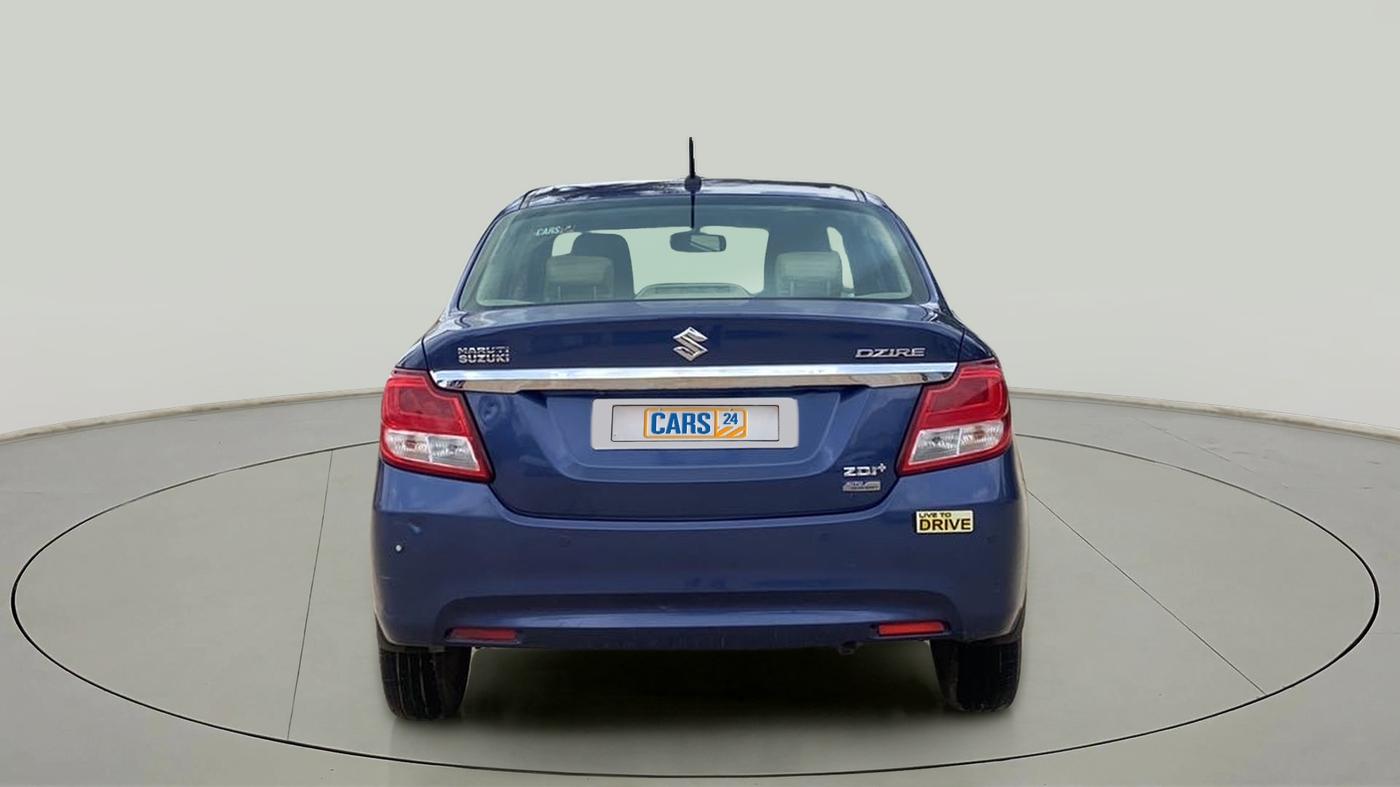 2017 Maruti Dzire ZDI PLUS AMT, Diesel, Automatic, 70,953 km, Back/Rear