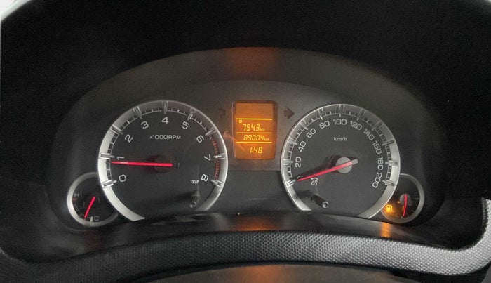 2013 Maruti Swift VXI, Petrol, Manual, 88,671 km, Odometer Image