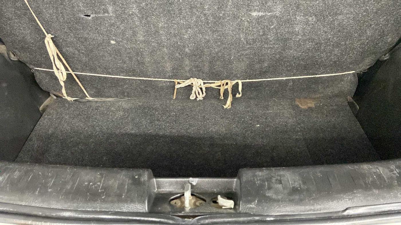 2013 Maruti Swift VXI, Petrol, Manual, 88,671 km, Boot Inside