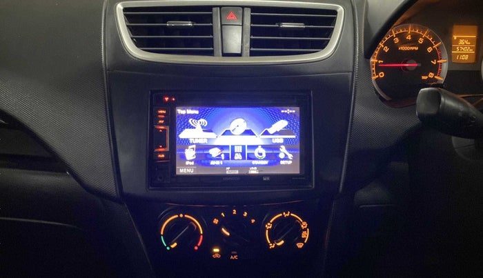 2014 Maruti Swift VXI, Petrol, Manual, 57,569 km, Infotainment System