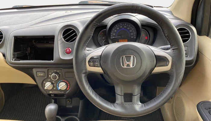 2015 Honda Amaze 1.2L I-VTEC S AT, Petrol, Automatic, 27,097 km, Steering Wheel Close Up