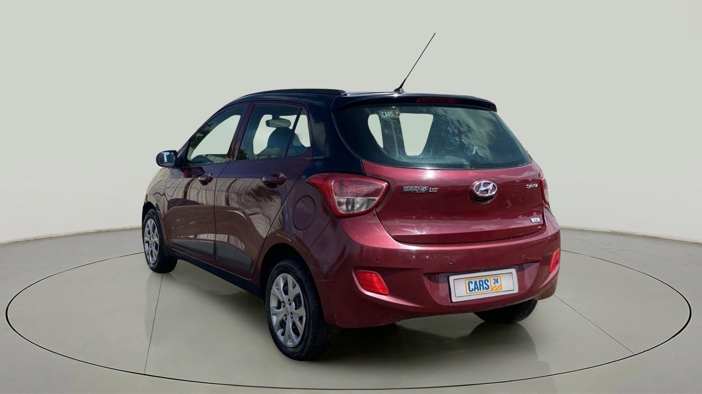 2015 Hyundai Grand i10 SPORTZ 1.2 KAPPA VTVT, Petrol, Manual, 53,972 km, Left Back Diagonal