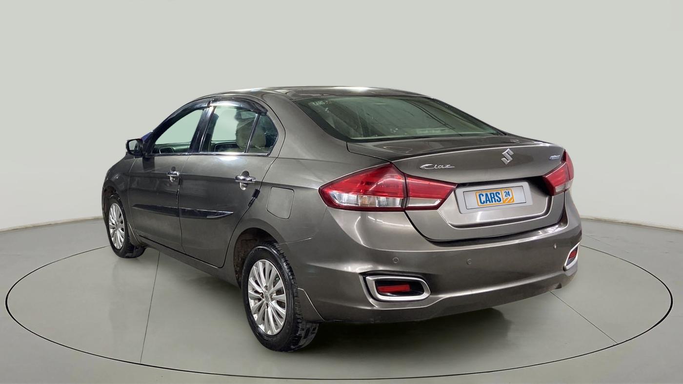 2018 Maruti Ciaz ZETA AT 1.5  SHVS PETROL, Petrol, Automatic, 63,816 km, Left Back Diagonal
