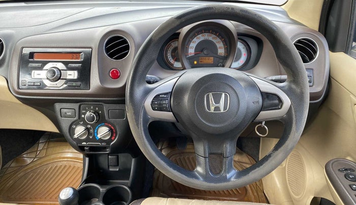 2013 Honda Brio S MT, Petrol, Manual, 65,506 km, Steering Wheel Close Up