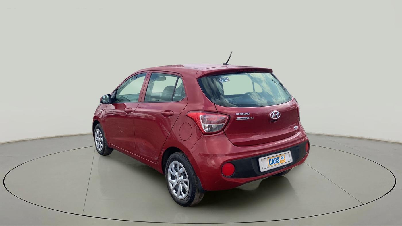 2017 Hyundai Grand i10 MAGNA AT 1.2 KAPPA VTVT, Petrol, Automatic, 14,884 km, Left Back Diagonal