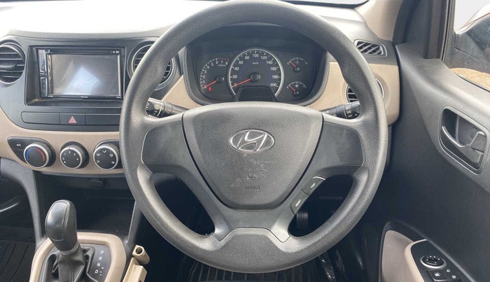 2017 Hyundai Grand i10 MAGNA AT 1.2 KAPPA VTVT, Petrol, Automatic, 14,884 km, Steering Wheel Close Up