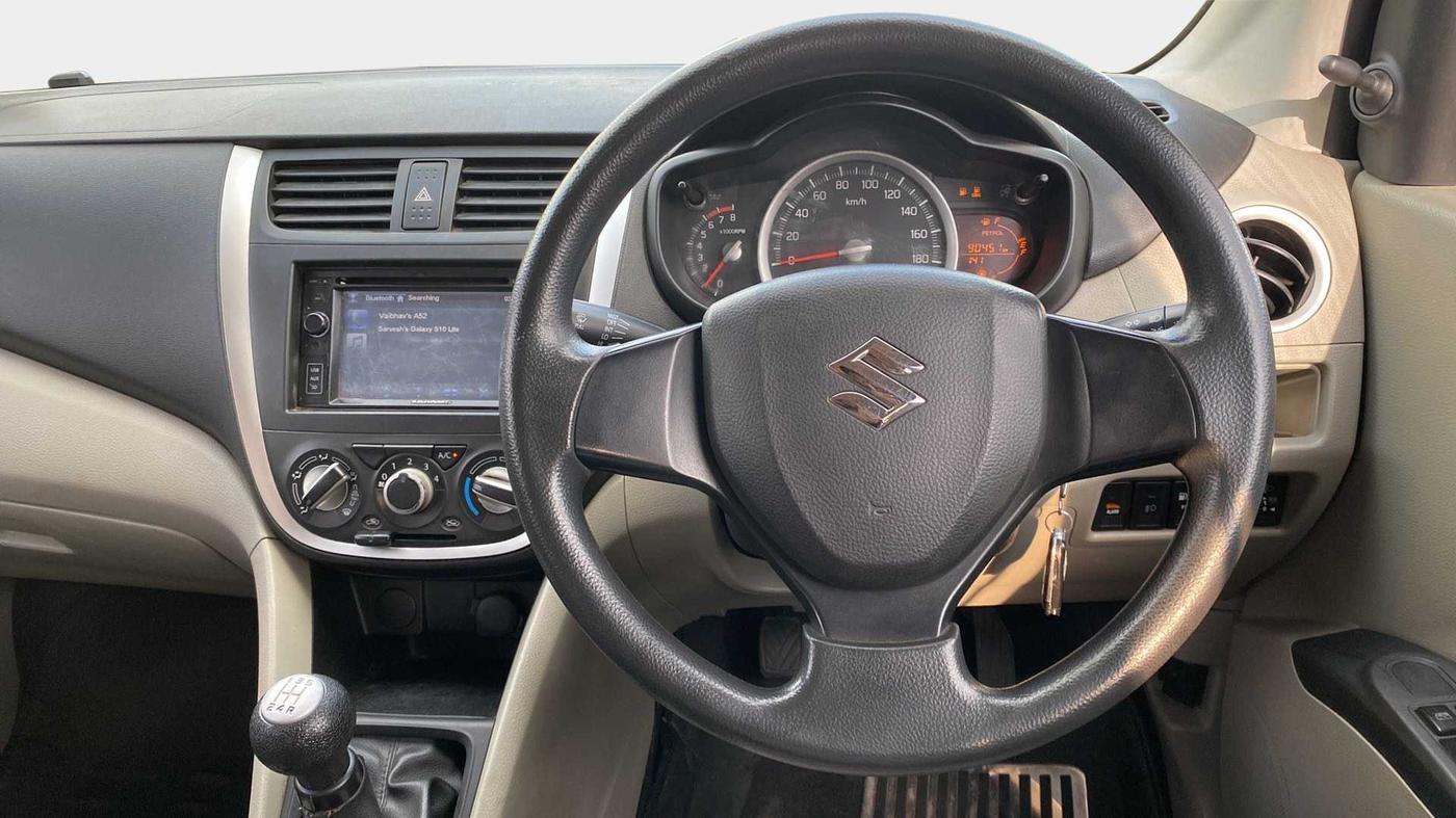 2014 Maruti Celerio VXI CNG, CNG, Manual, 90,442 km, Steering Wheel Close Up