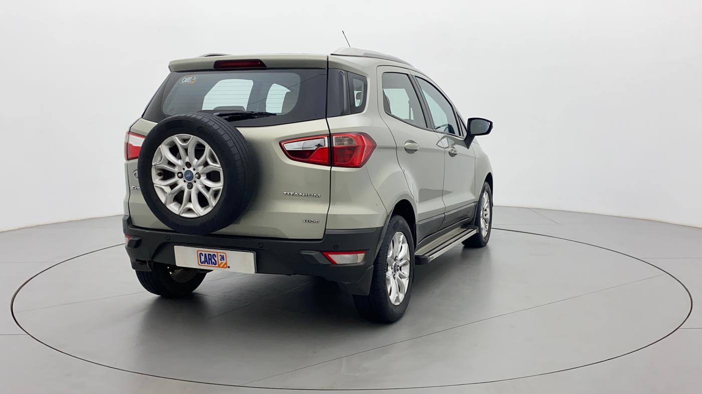 2016 Ford Ecosport TITANIUM 1.5L DIESEL, Diesel, Manual, 1,06,299 km, Right Back Diagonal