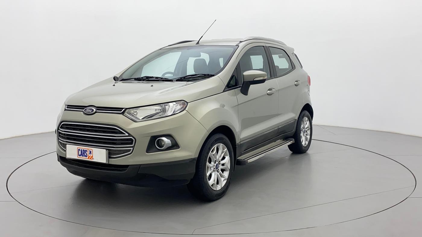 2016 Ford Ecosport TITANIUM 1.5L DIESEL, Diesel, Manual, 1,06,299 km, Left Front Diagonal