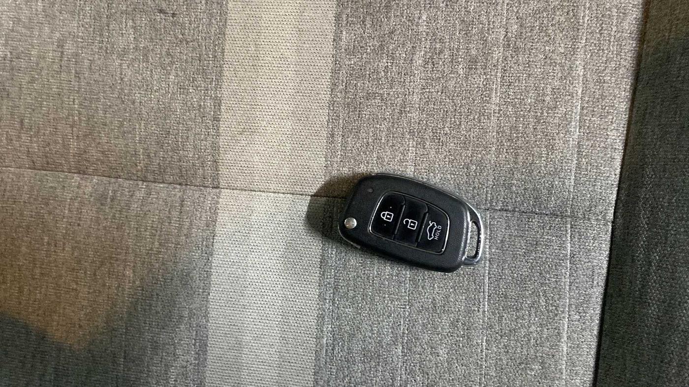2019 Hyundai GRAND I10 NIOS SPORTZ AMT 1.2 KAPPA VTVT, Petrol, Automatic, 46,806 km, Key Close Up