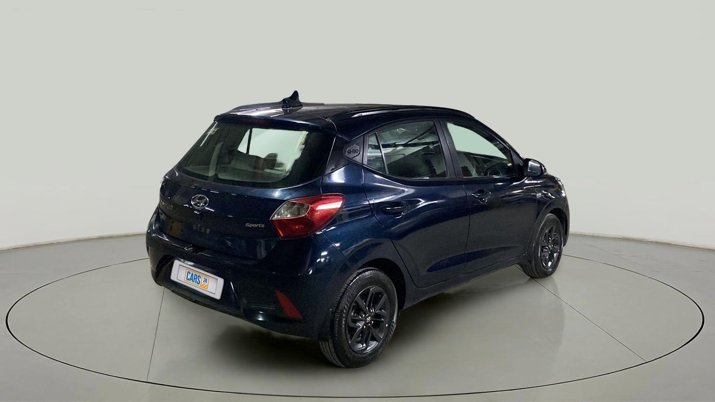 2019 Hyundai GRAND I10 NIOS SPORTZ AMT 1.2 KAPPA VTVT, Petrol, Automatic, 46,806 km, Right Back Diagonal