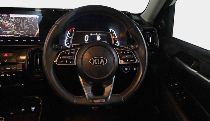 2020 KIA SONET GTX PLUS 1.0 IMT, Petrol, Manual, 48,448 km, Steering Wheel Close Up