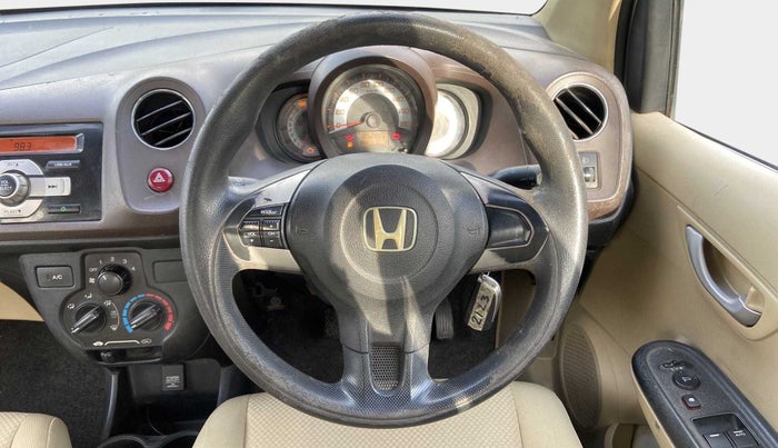 2015 Honda Brio S MT, Petrol, Manual, 85,209 km, Steering Wheel Close Up