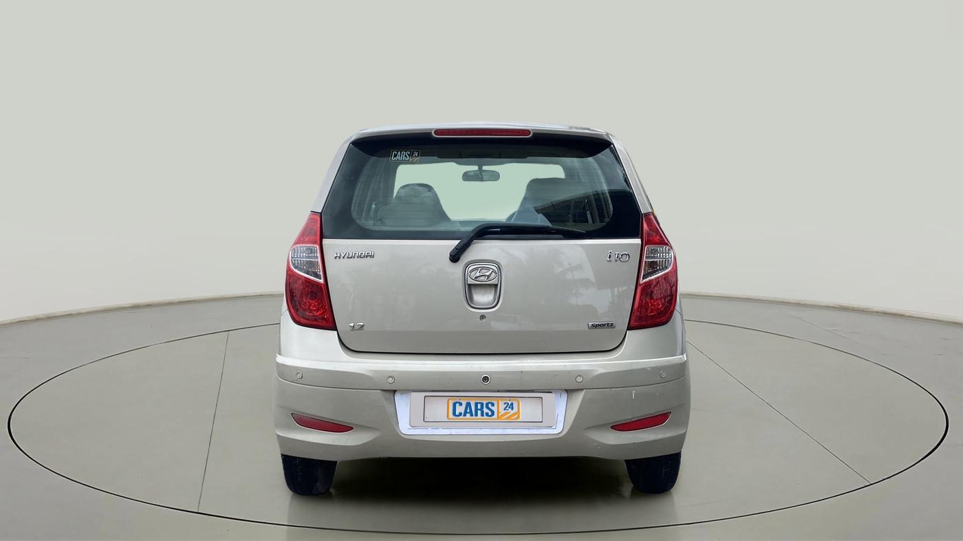 2012 Hyundai i10 SPORTZ 1.2, Petrol, Manual, 68,938 km, Back/Rear